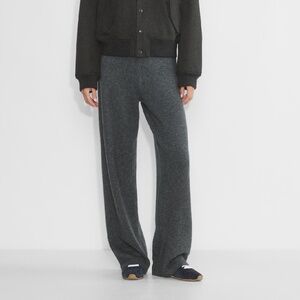 Cashmere Hi-Rise Wide Pant